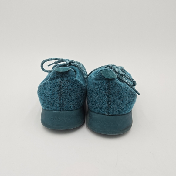 ALLBIRDS Mens Merino Wool Runner Teal Sneakers Size 12 - Picture 4 of 7